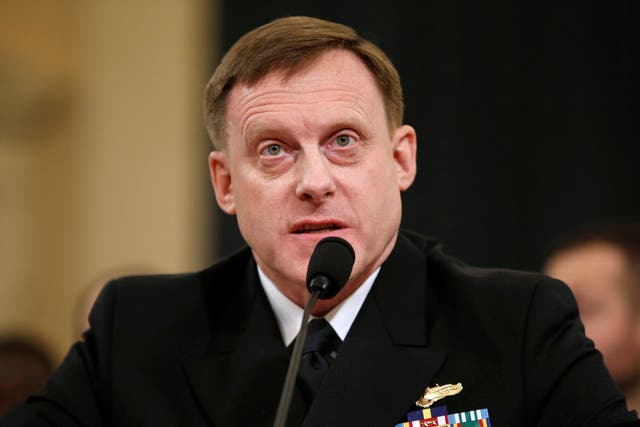 National Security Agency Director Mike Rogers testifies before the House Intelligence Committee