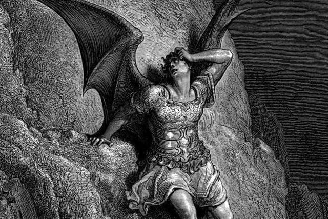 An depiction of Satan from a 19th century illustration of Paradise Lost by John Milton. Most satanists do not actually worship Satan