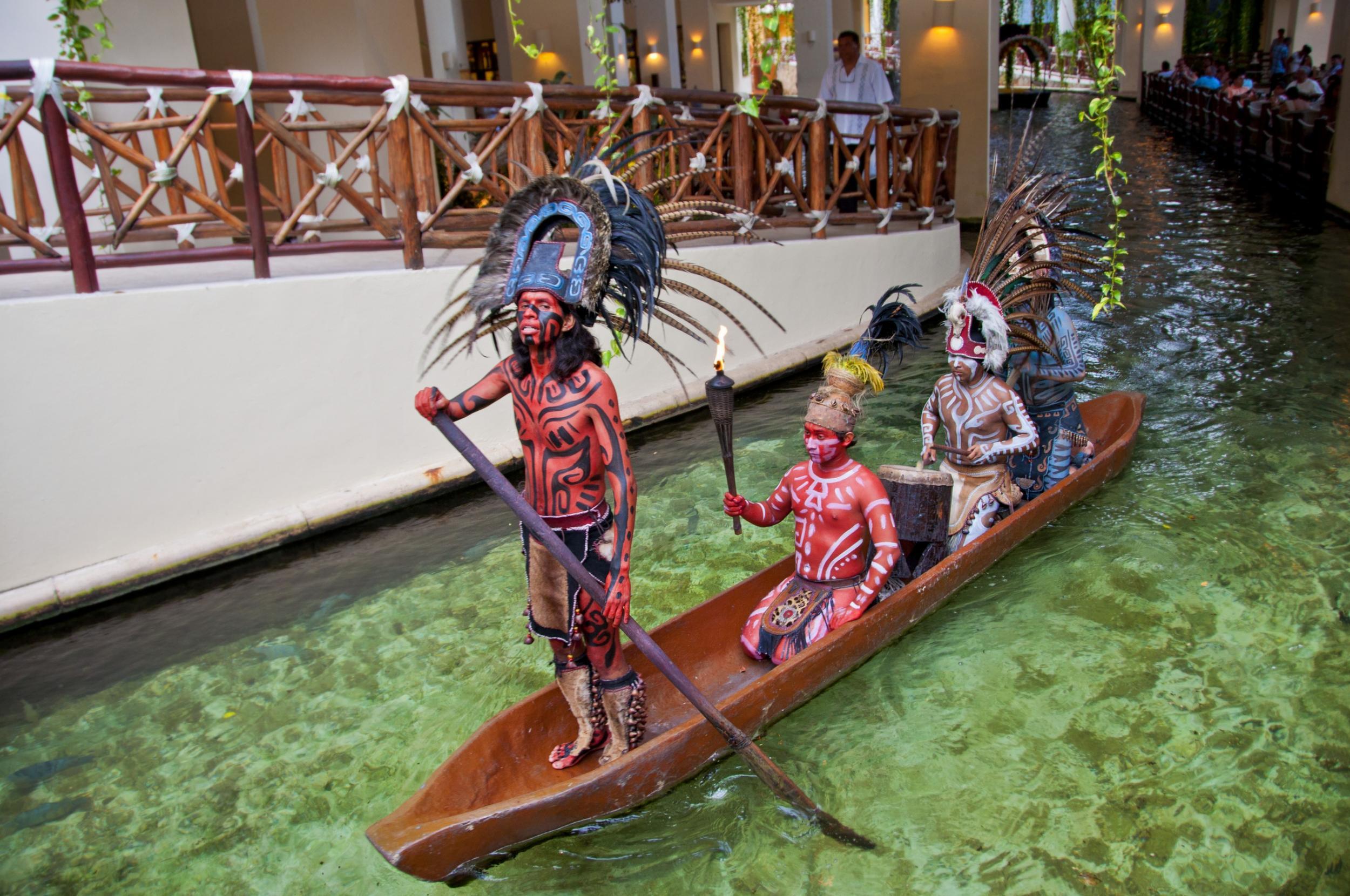 Soak up Mayan culture at the resort