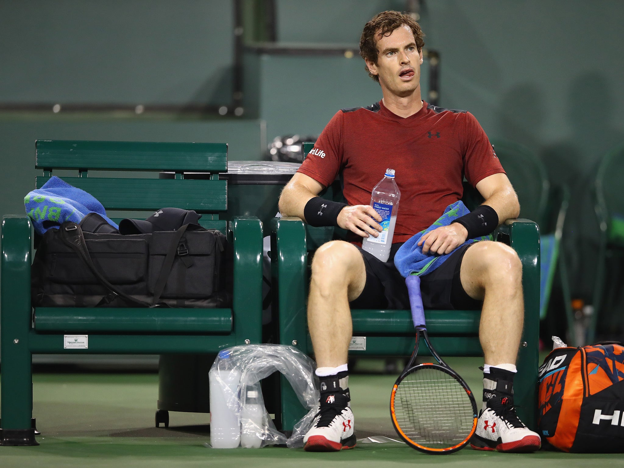 Andy Murray admits he might have stretched himself physically