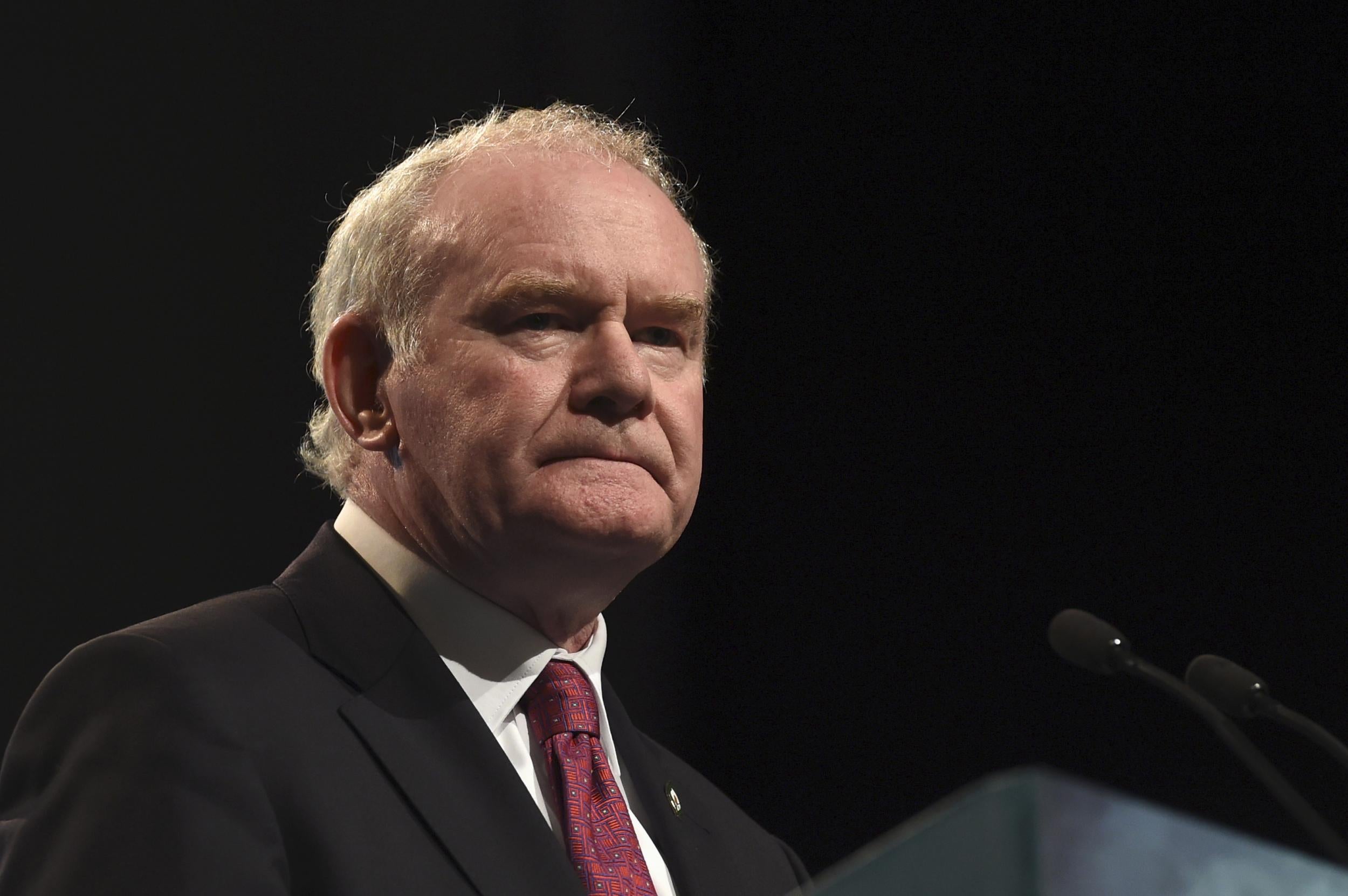 Martin McGuinness, former Deputy First Minister of Northern Ireland