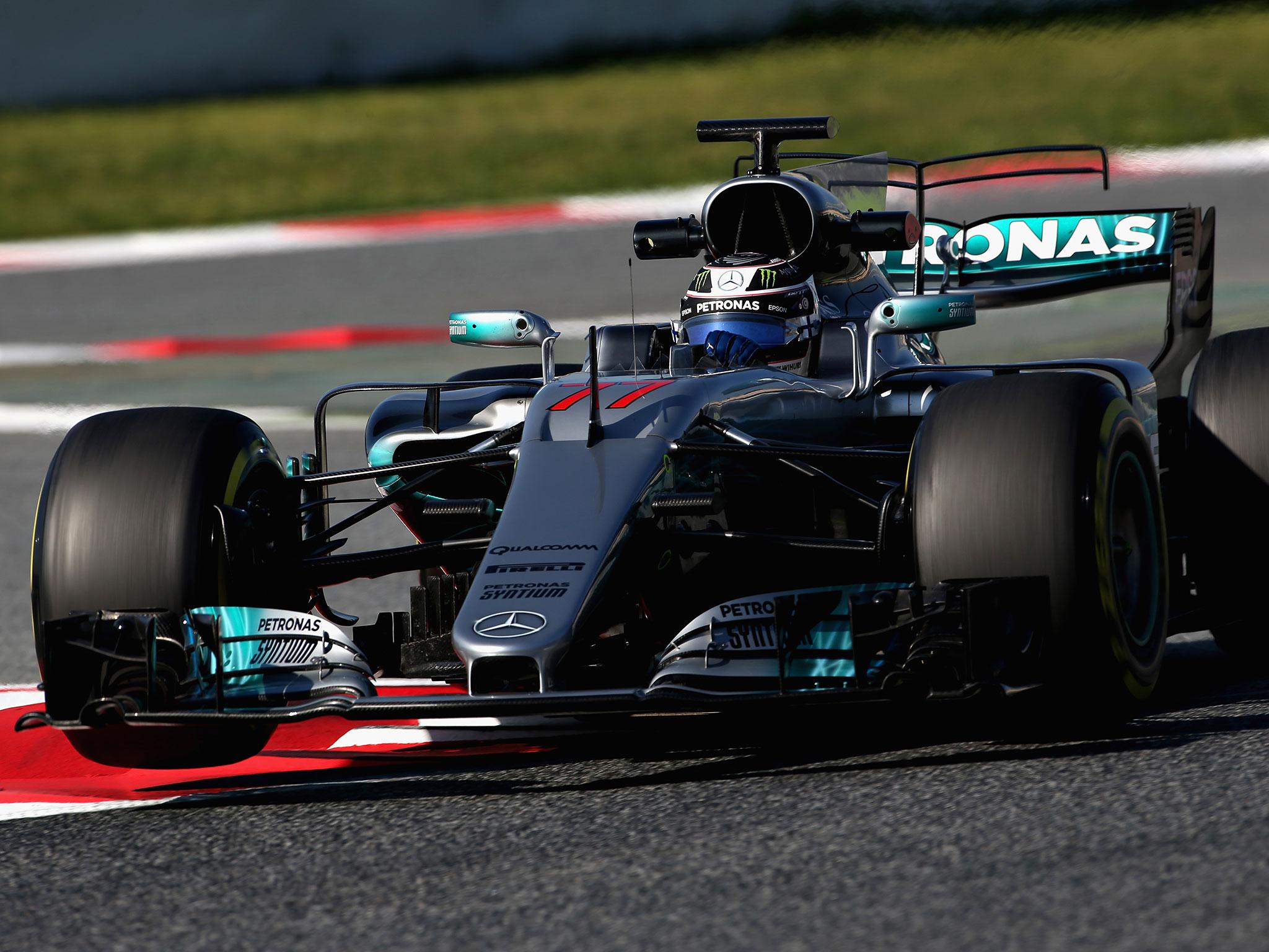 Valtteri Bottas is determined in his first year with Mercedes
