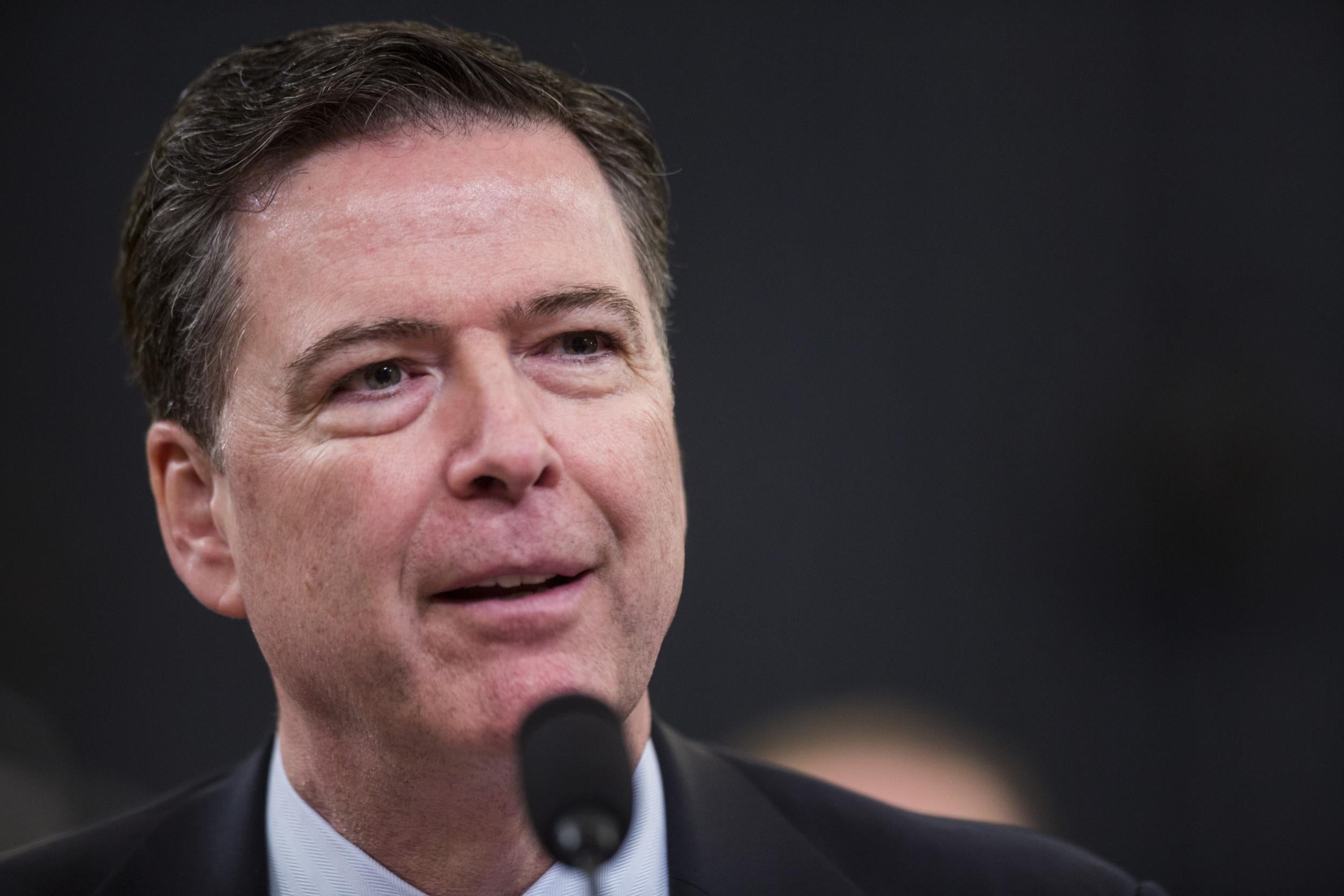 FBI Director James Comey has low job approval ratings. 