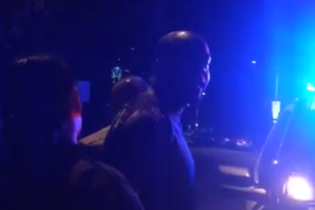 Artist posted a video of the moment he was arrested in LA