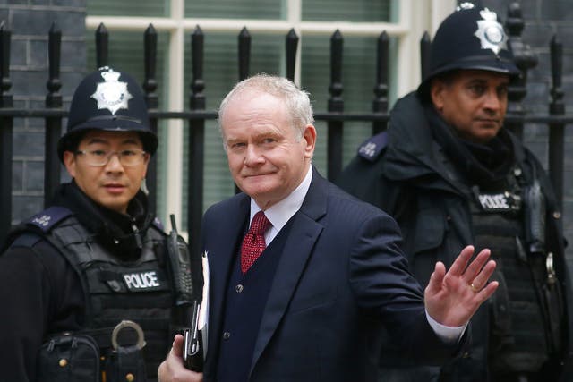 McGuinness told Blair in 1997 that Northern Ireland was a political rather than a security problem, saying the dispute could only be resolved politically, whether now or in 25 years