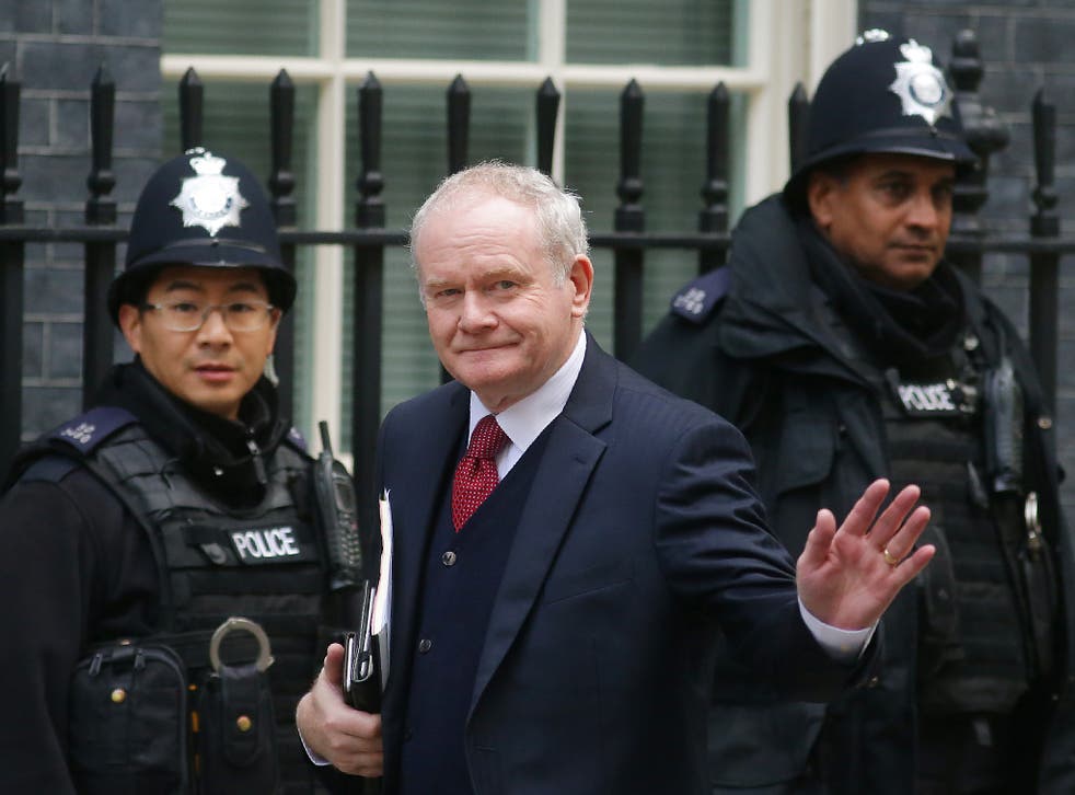 McGuinness told Blair in 1997 that Northern Ireland was a political rather than a security problem, saying the dispute could only be resolved politically, whether now or in 25 years