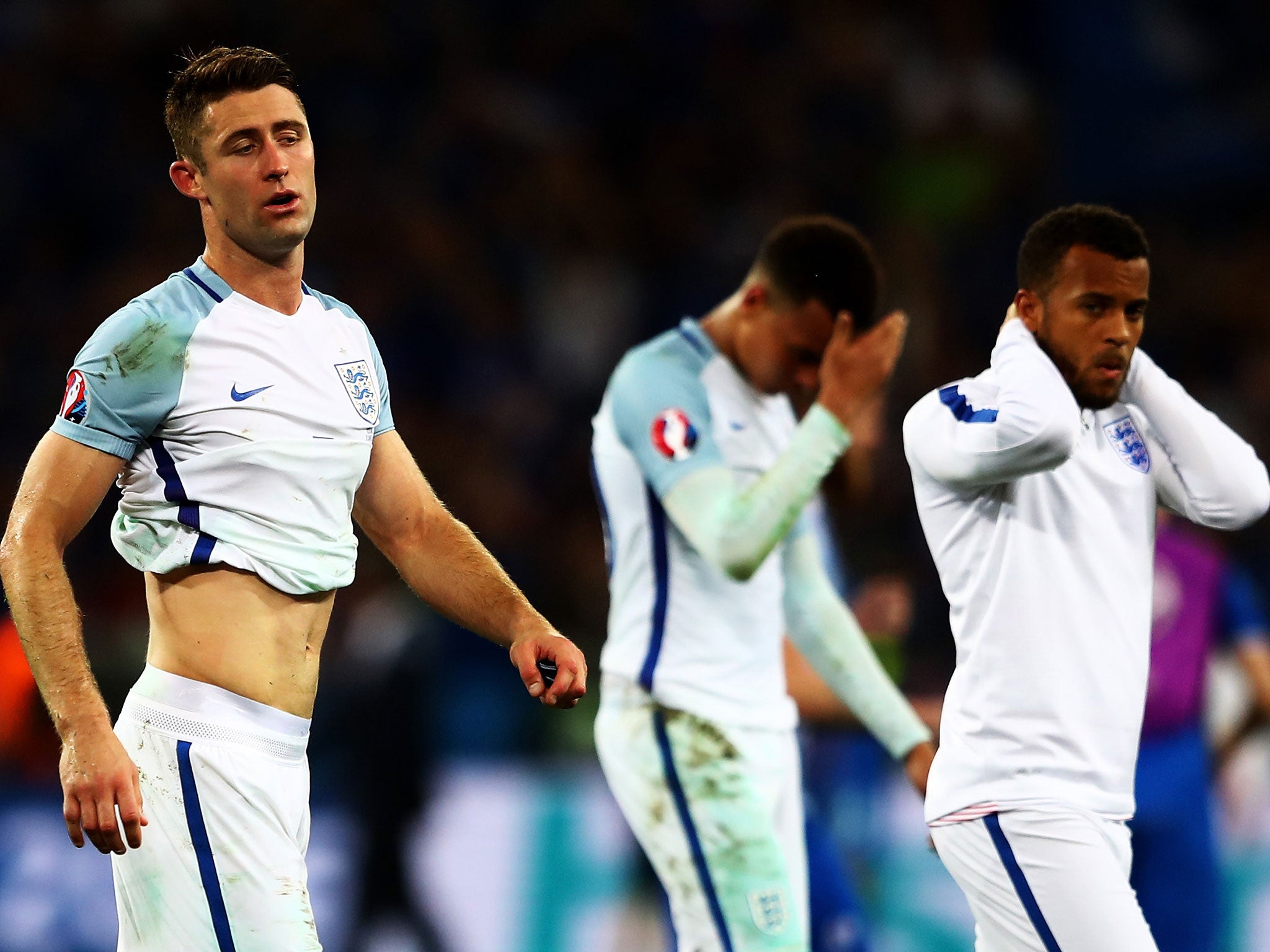 England's players were ignominiously knocked out of Euro 2016 by Iceland