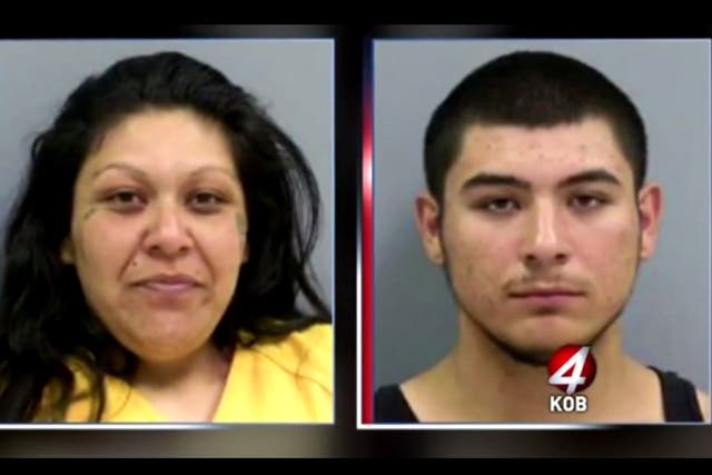 Monica Mares and her son Caleb Peterson were arrested last year