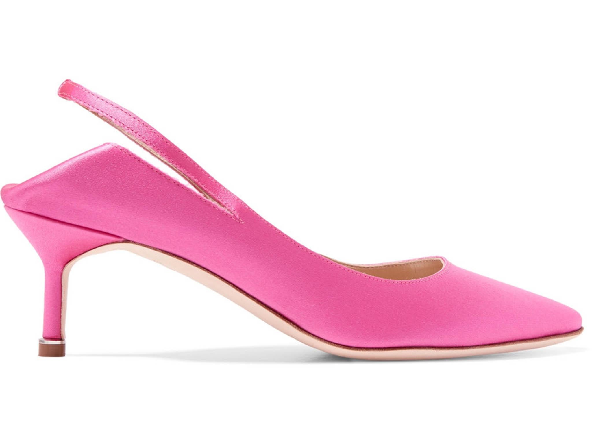 pink sling back shoes uk