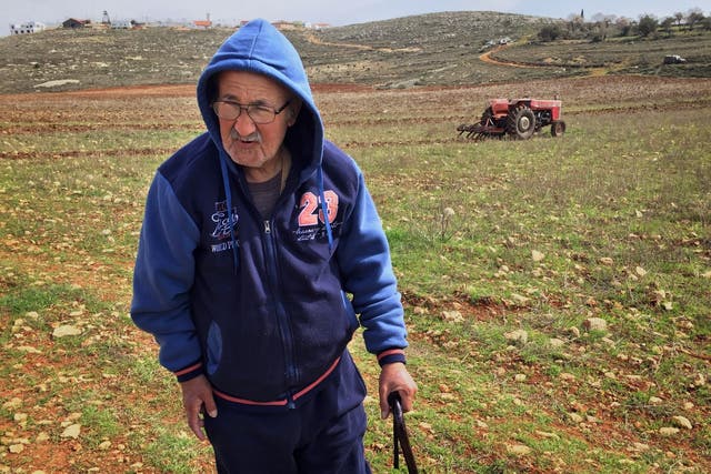 Fawzi Ibrahim waited two months for the Israeli army to give him access to his wheat fields this year. He had only two days to try to plow and plant 50 acres of wheat 