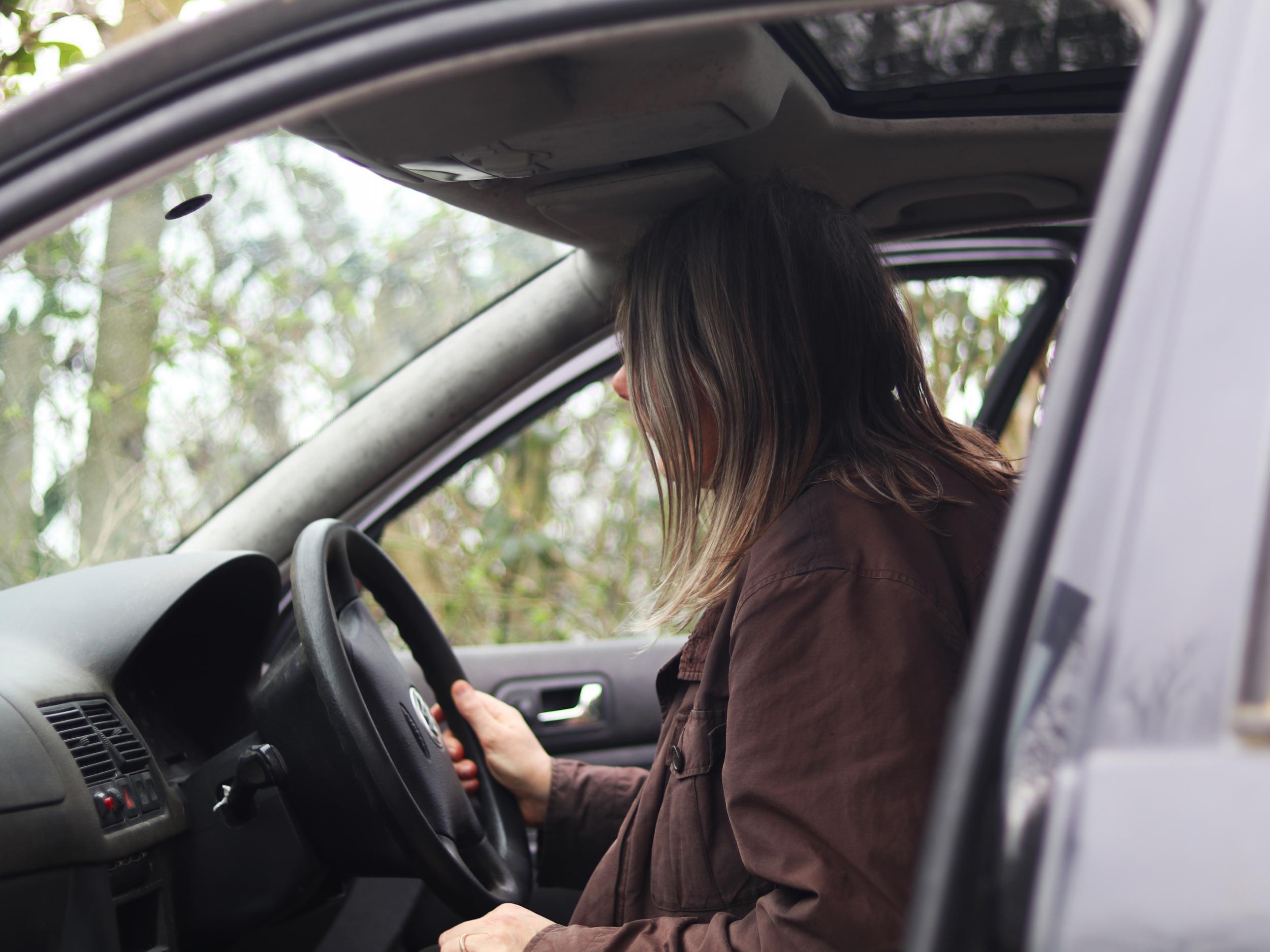 Linda spent the entire winter in a freezing car