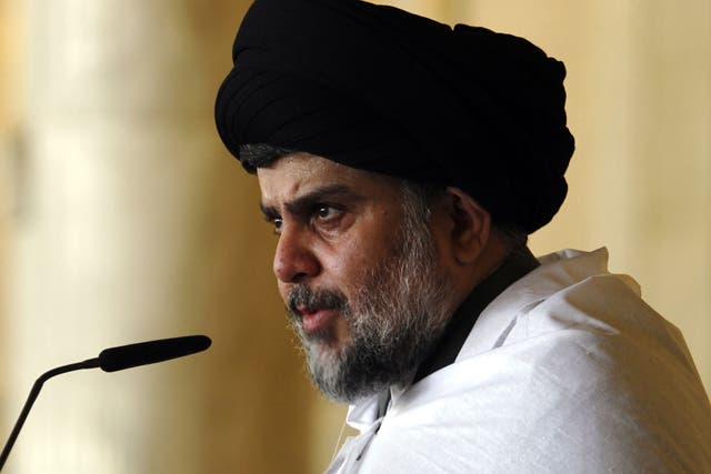 The Shia cleric and warlord is calling for all militias to be disbanded in Iraq