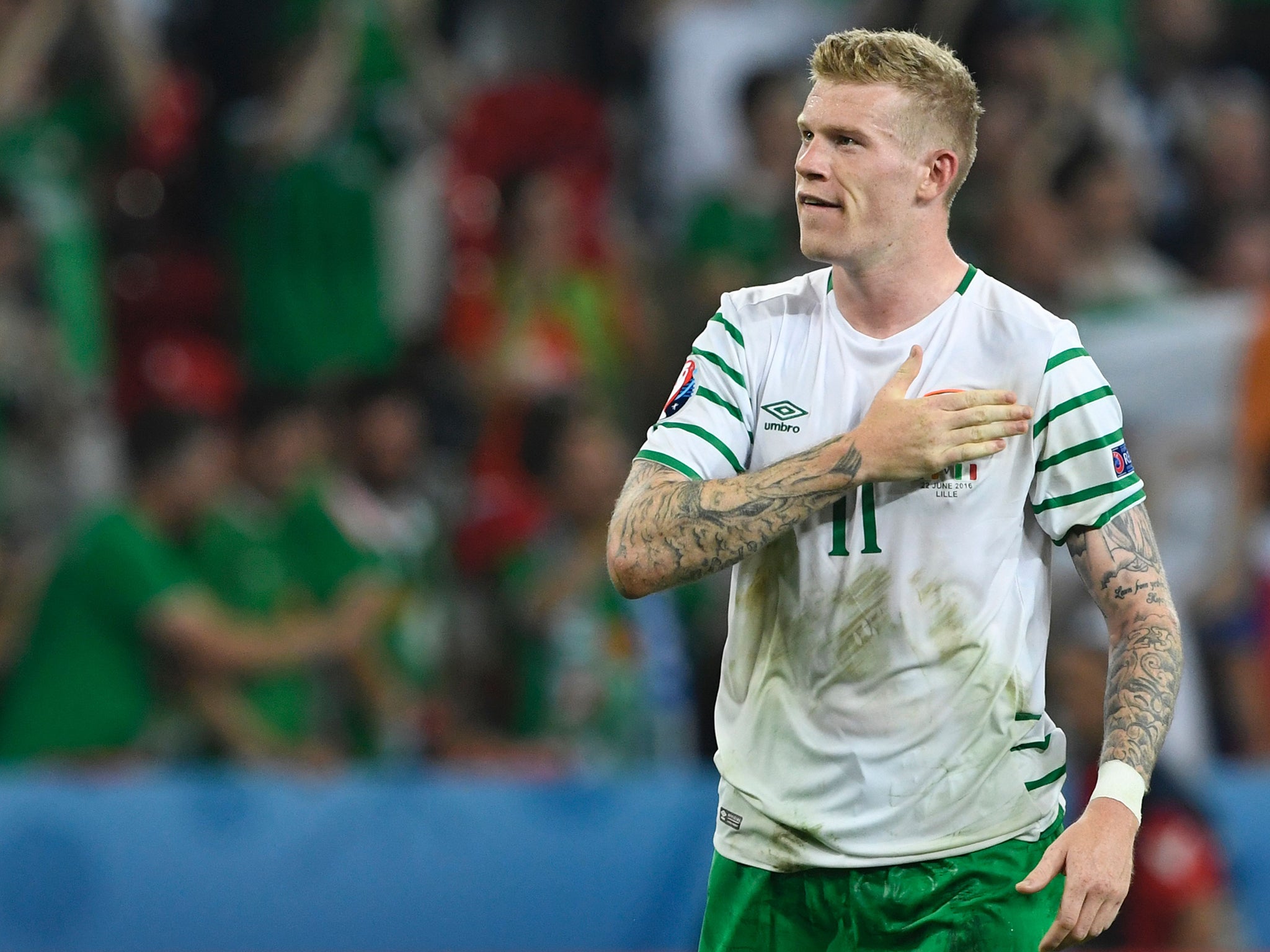 McClean will play for the Republic of Ireland against Wales on Friday