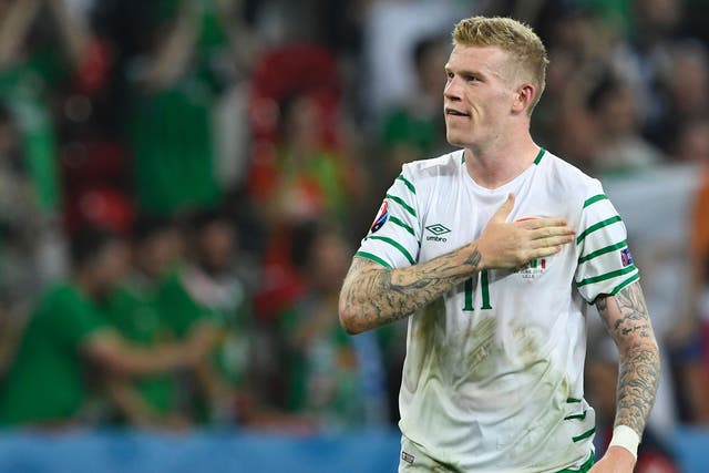 McClean will play for the Republic of Ireland against Wales on Friday