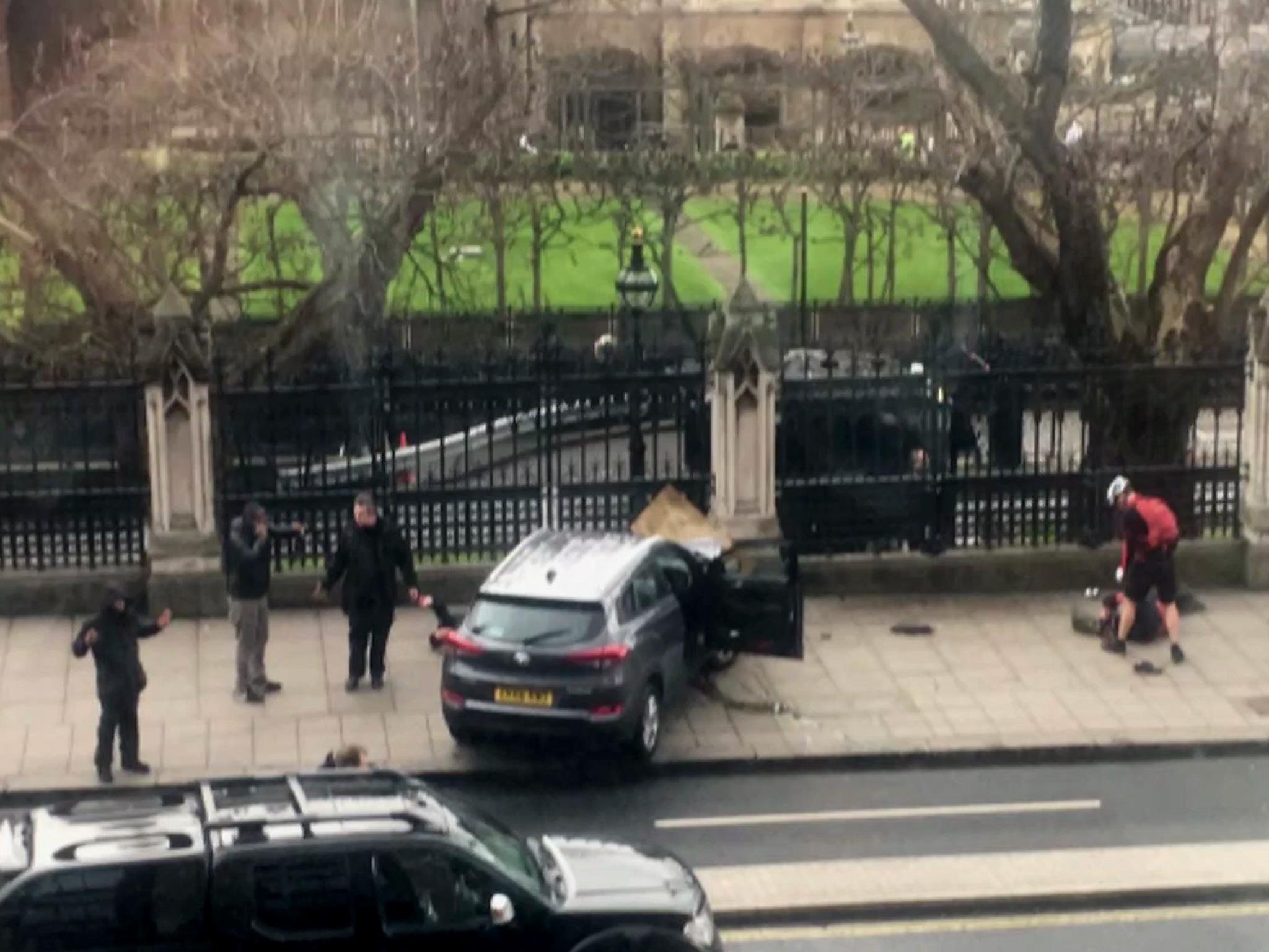 Car involved in Westminster shooting