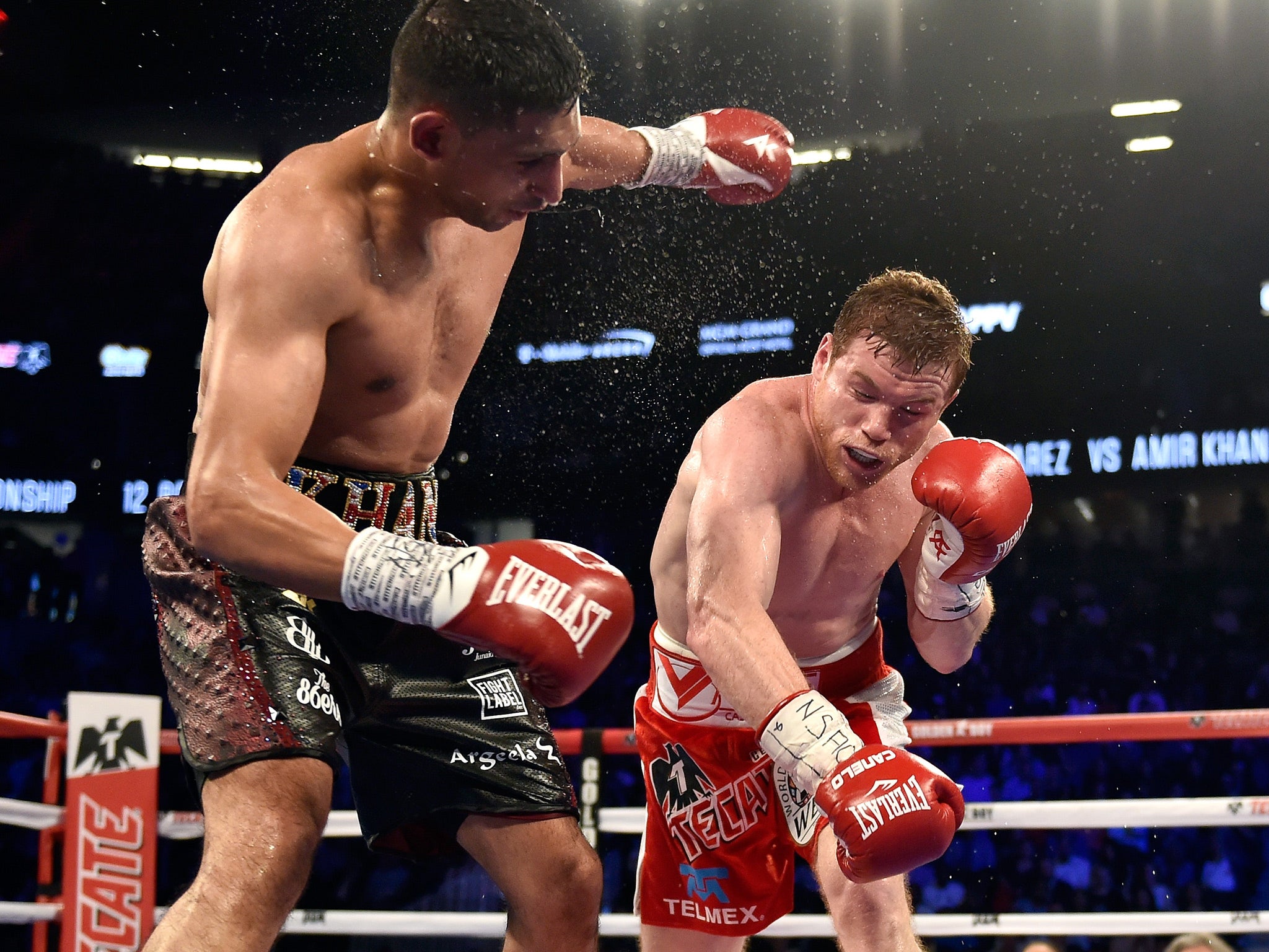 Khan was brutally knocked out by Saul 'Canelo' Alvarez last May