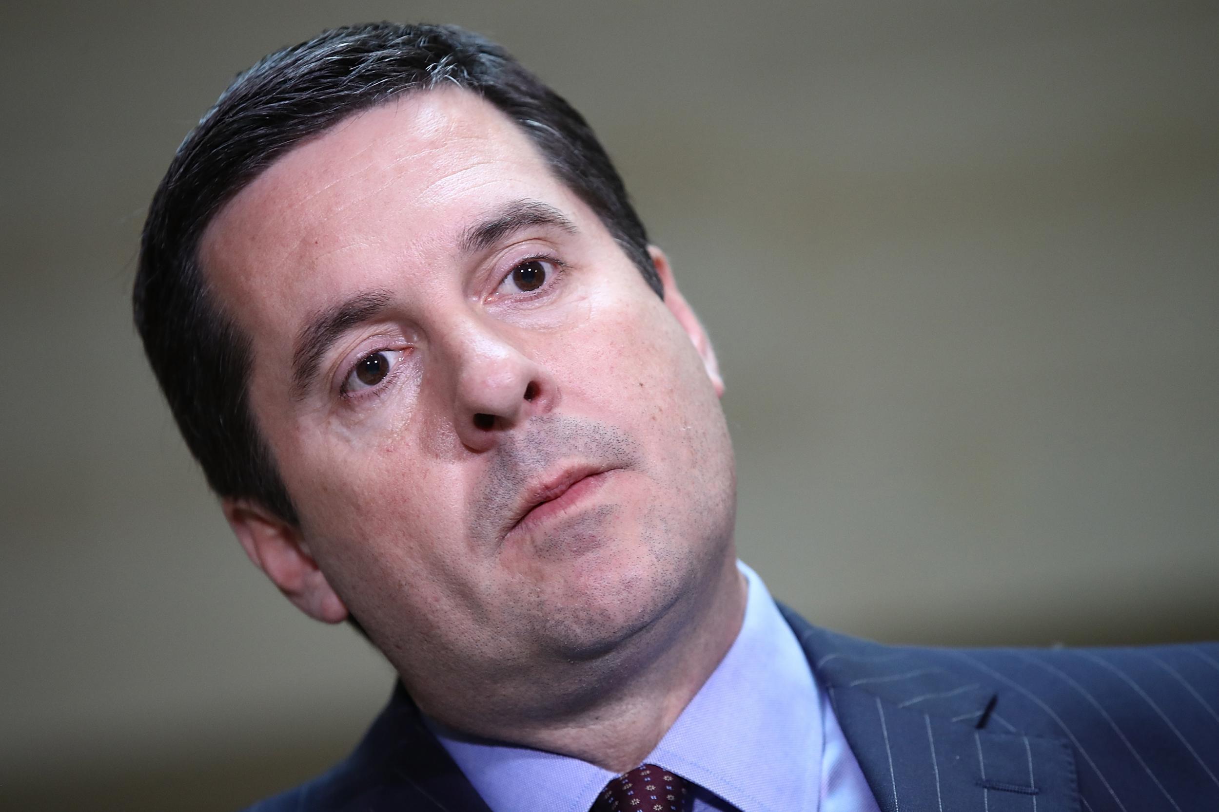 Devin Nunes claimed members of Mr Trump's transition team had 'incidentally' been spied on by US agencies
