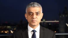 Sadiq Khan says London 'will not be cowed' by terror