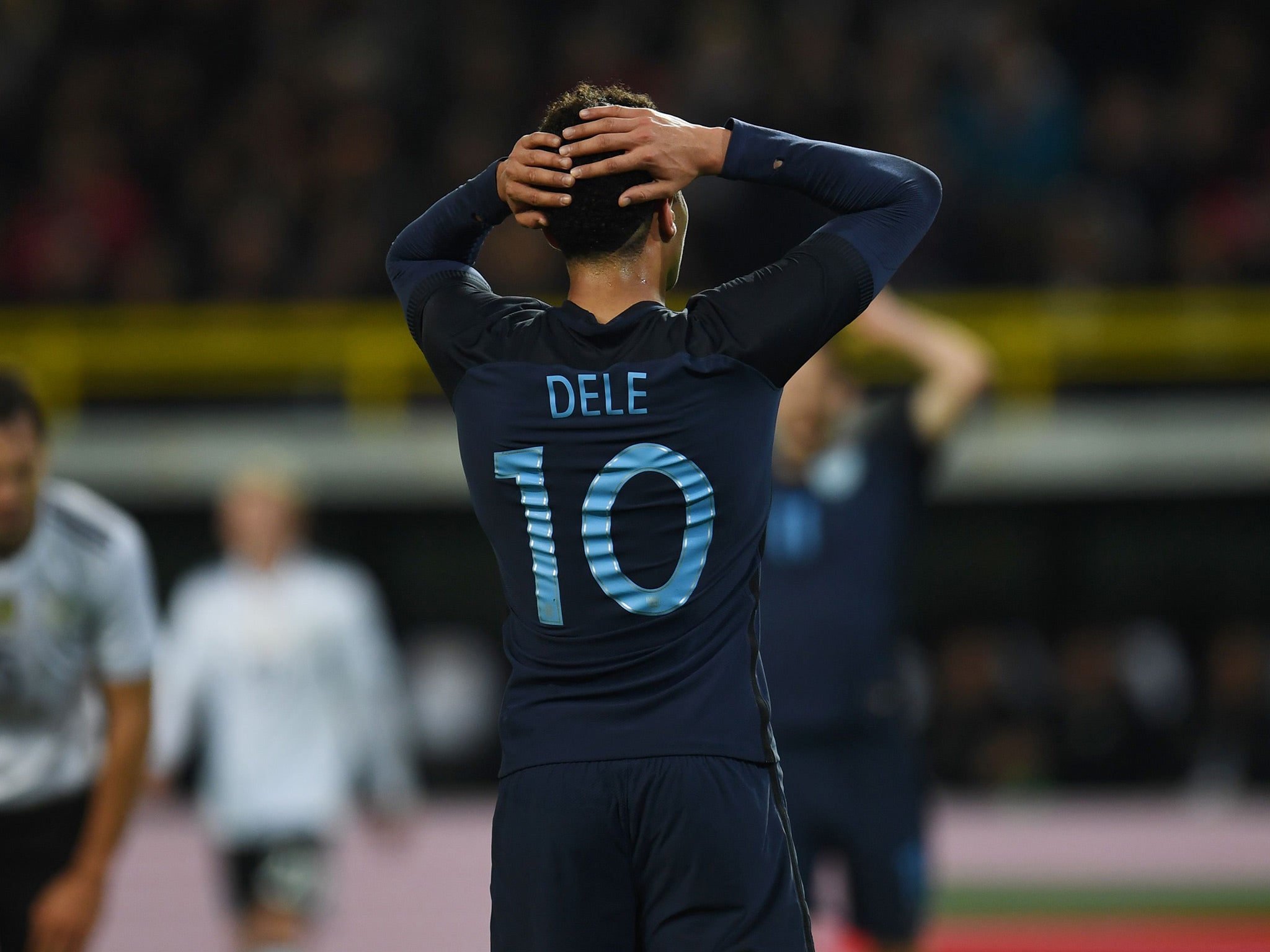 Dele Alli was guilty of missing England's best first-half chance