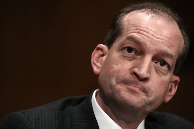 Alexander Acosta, now in line for a top job in Trump's cabinet, faces questions over the light punishment he handed to a sex offender when he was Miami US attorney
