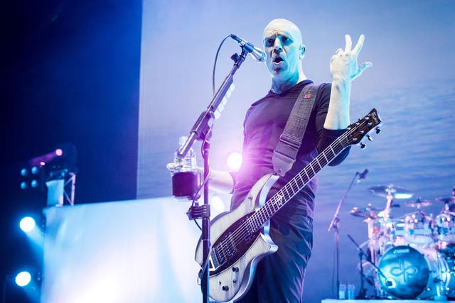 Devin Townsend performs with The Devin Townsend Project at London's Hammersmith Apollo