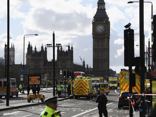 Mr Ahmed, who was in Portcullis House when the attack occurred, returned to Parliament today and described the atmosphere as 'very, very quiet'