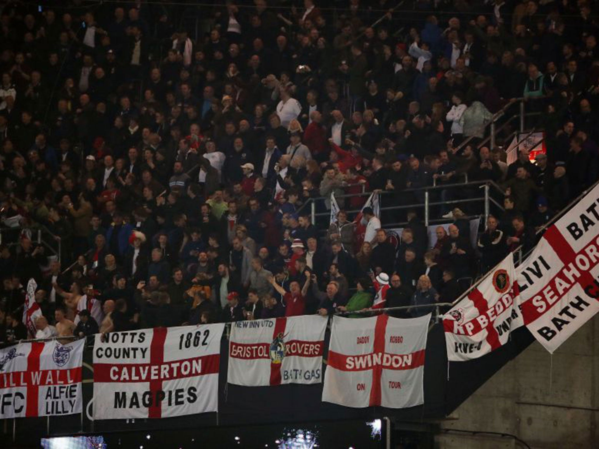 England fans chanted disgraceful songs aimed at Germany supporters