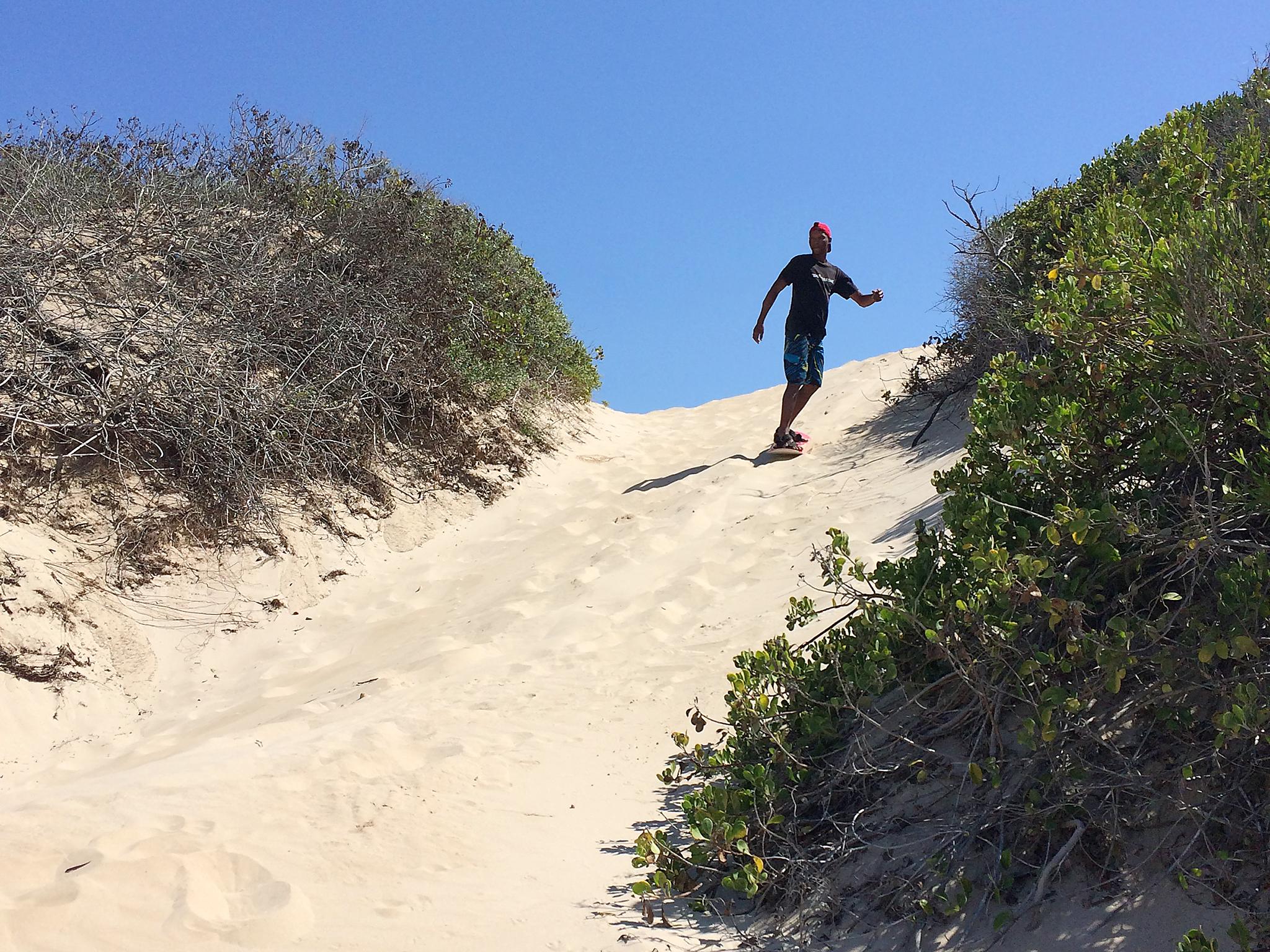 &#13;
Sandboarding is all about falling with style: Airs has style the way a bird has feathers&#13;