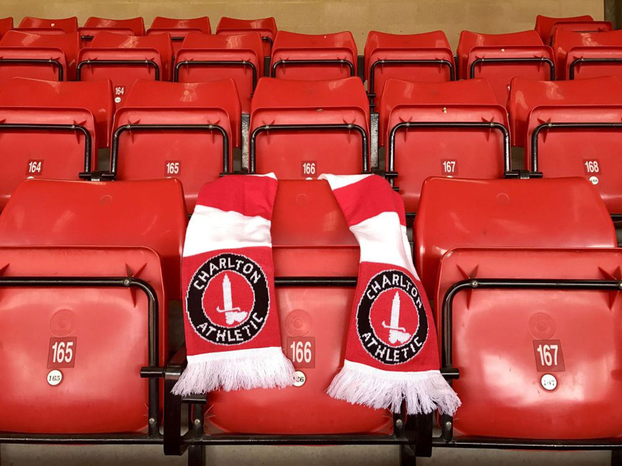 PC Keith Palmer's seat at The Valley will have a Charlton scarf on it until their next match on 4 April