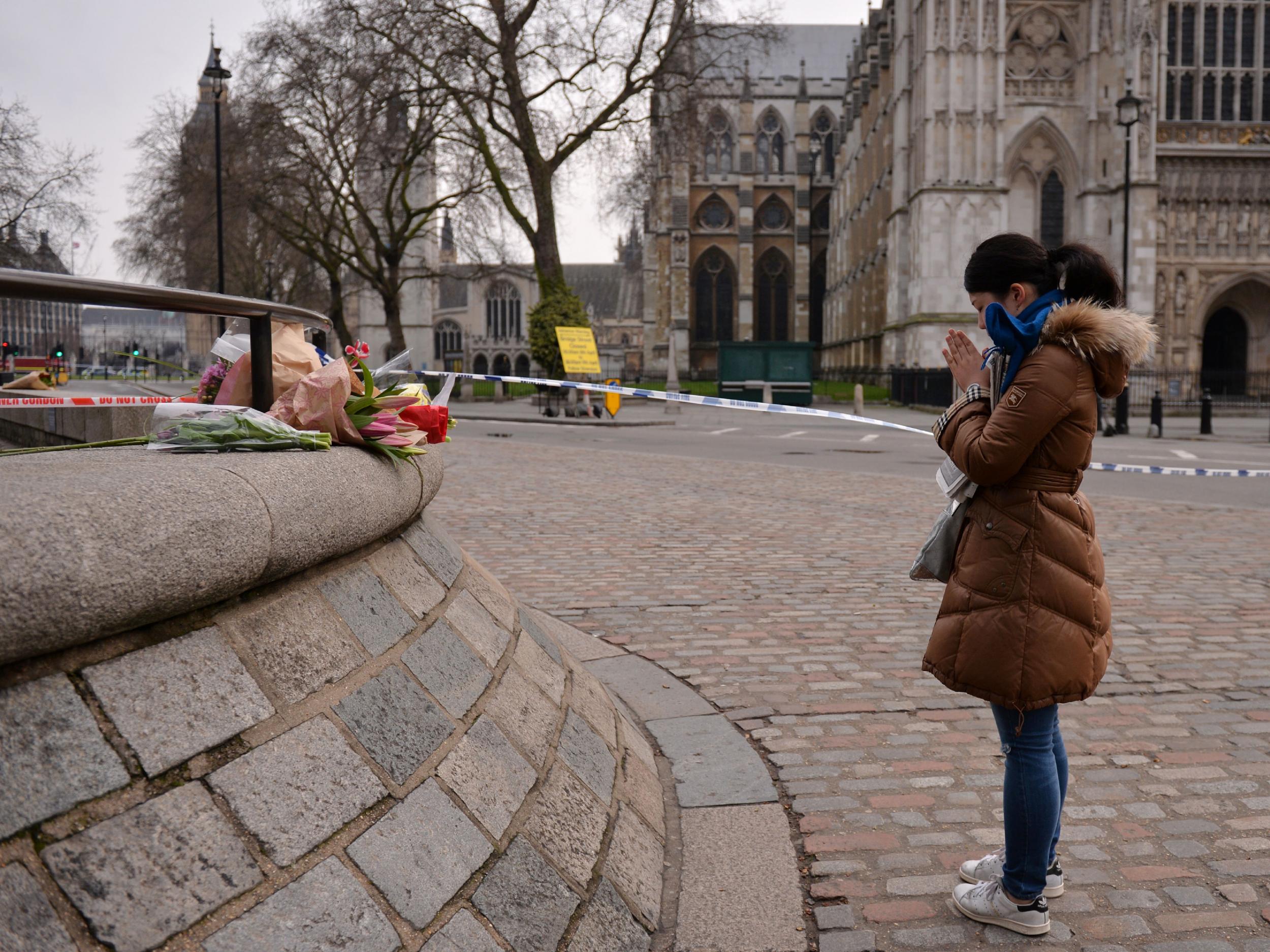 A minute's silence was held the morning after the Westminster attack that left four dead
