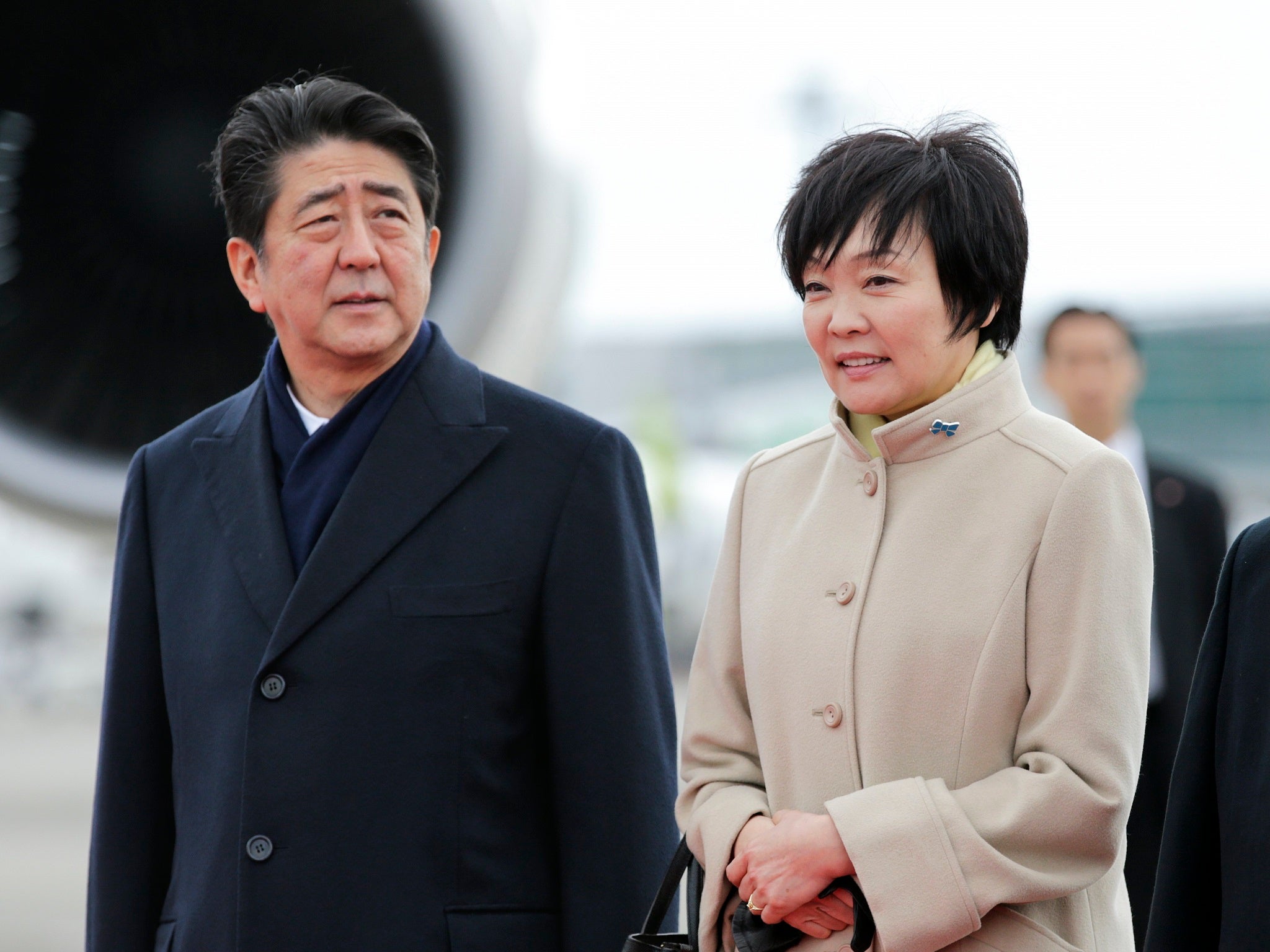 Japanese PM Shinzo Abe and his wife have been accused of giving a nationalist school a one million yen donation