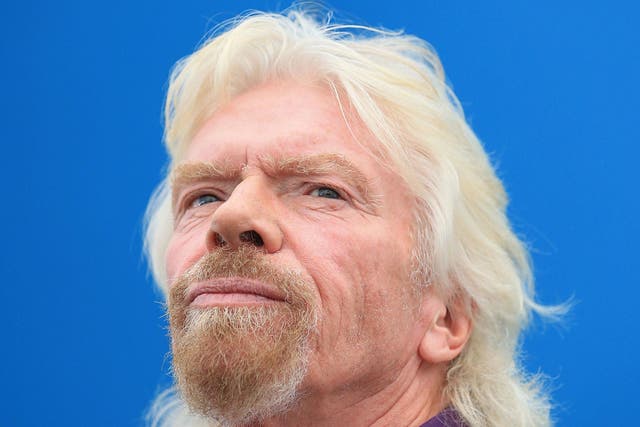Richard Branson, billionaire owner of the Virgin Group