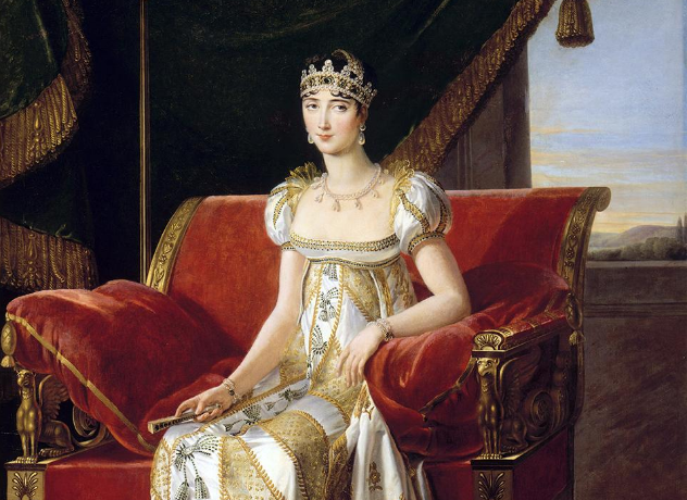 Pauline Bonaparte: portrait by Marie Guilhelmine Benoist, 1808