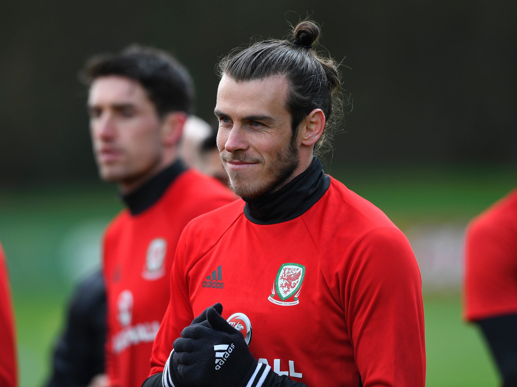 Gareth Bale has taken part in training with Wales this week