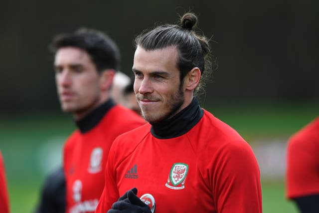 Gareth Bale has taken part in training with Wales this week