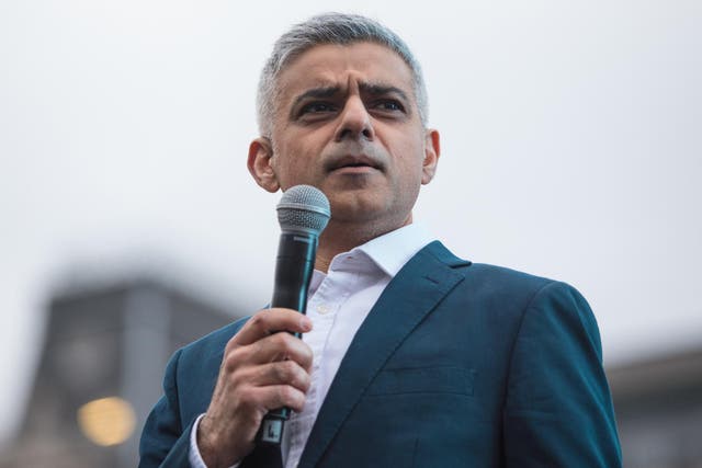 Sadiq Khan was looked ahead to the next general election