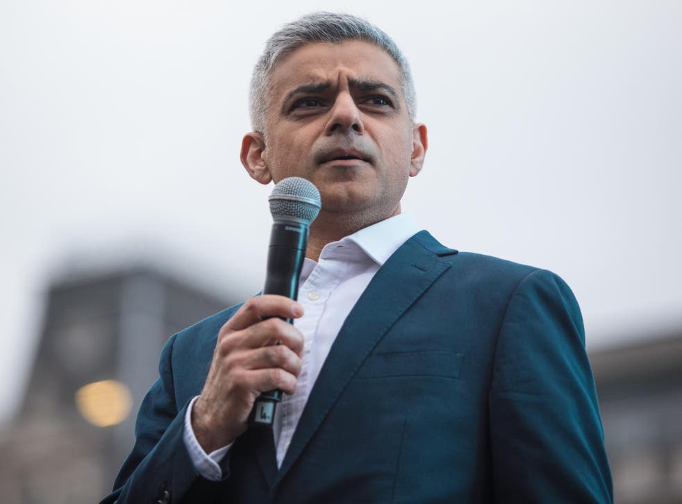 Sadiq Khan has himself been criticised for presiding over a rise in violent crime since becoming London Mayor in 2016