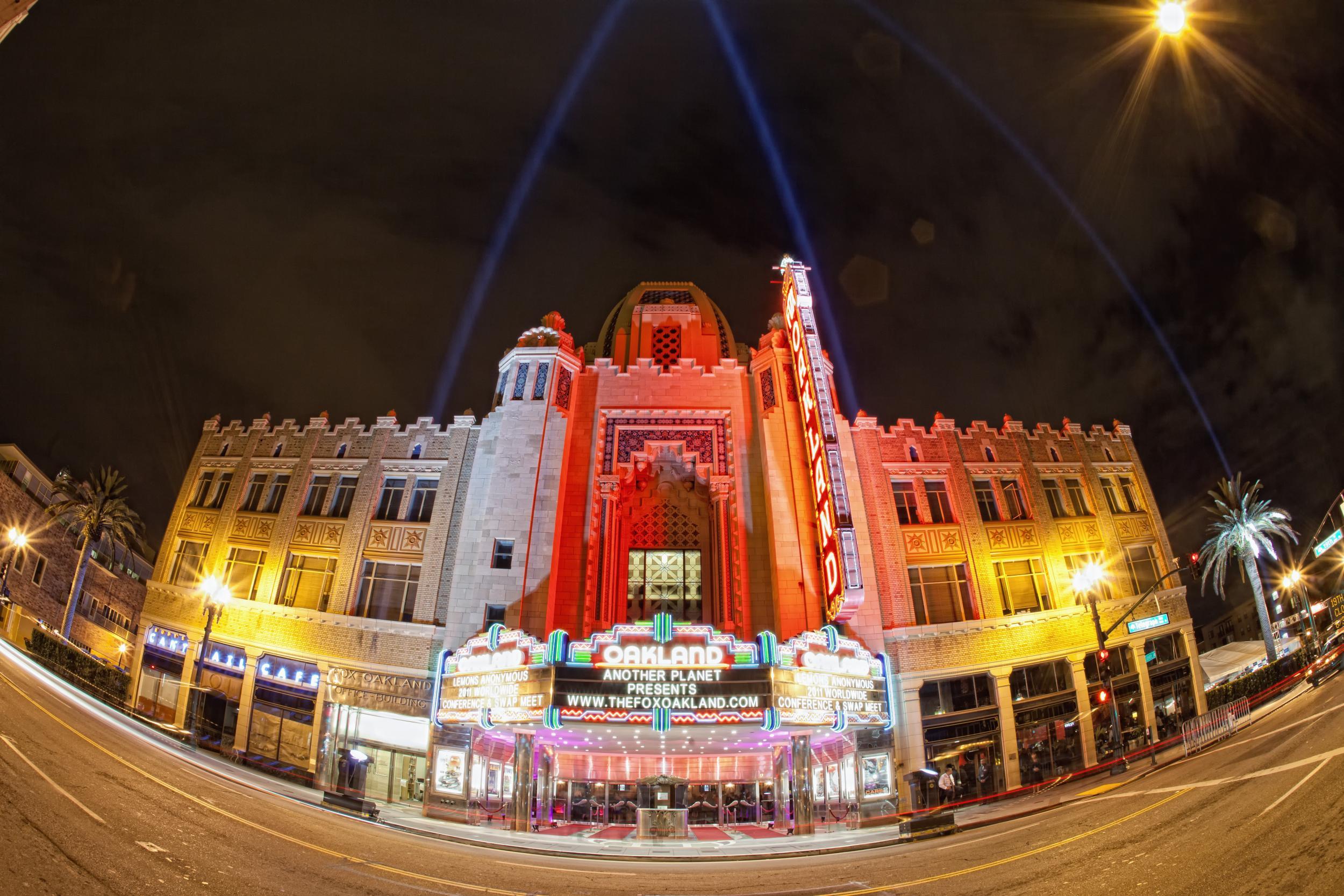 Uptown Oakland's lavish Fox Theatre has hosted some of the world's biggest bands