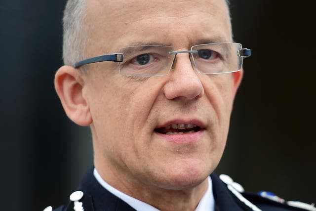 Mark Rowley, Acting Deputy Commissioner of the Metropolitan Police, speaks to the media outside New Scotland Yard in London