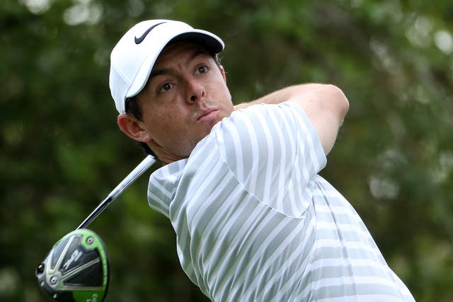 Rory McIlroy was was due to face American Gary Woodland