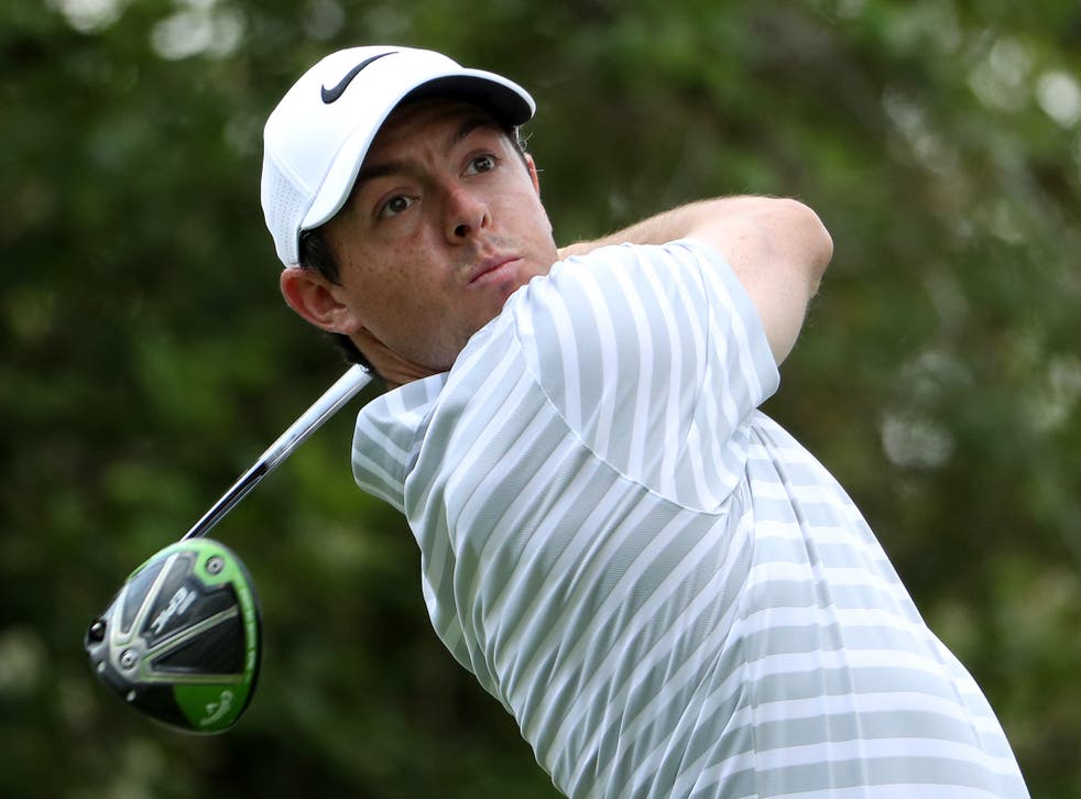 Rory McIlroy was was due to face American Gary Woodland