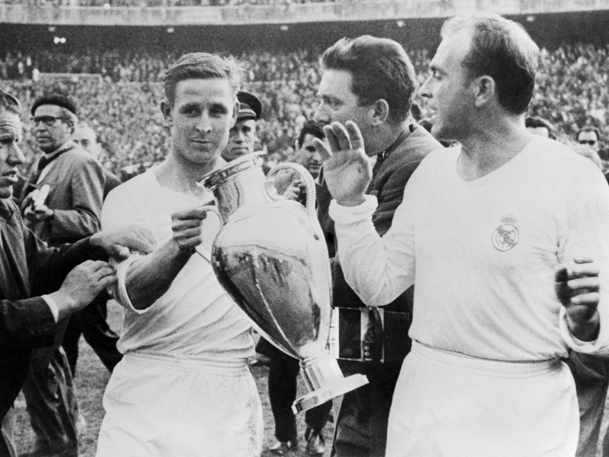 Real Madrid won the first five European Cups