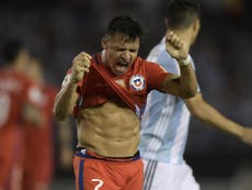 Arsenal forward Sanchez goes into meltdown as Chile lose to Argentina