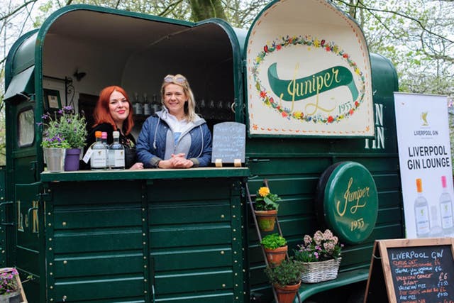 Giddy-up: the Horse Box gin bar will be at the Liverpool Food, Drink & Lifestyle Festival this month