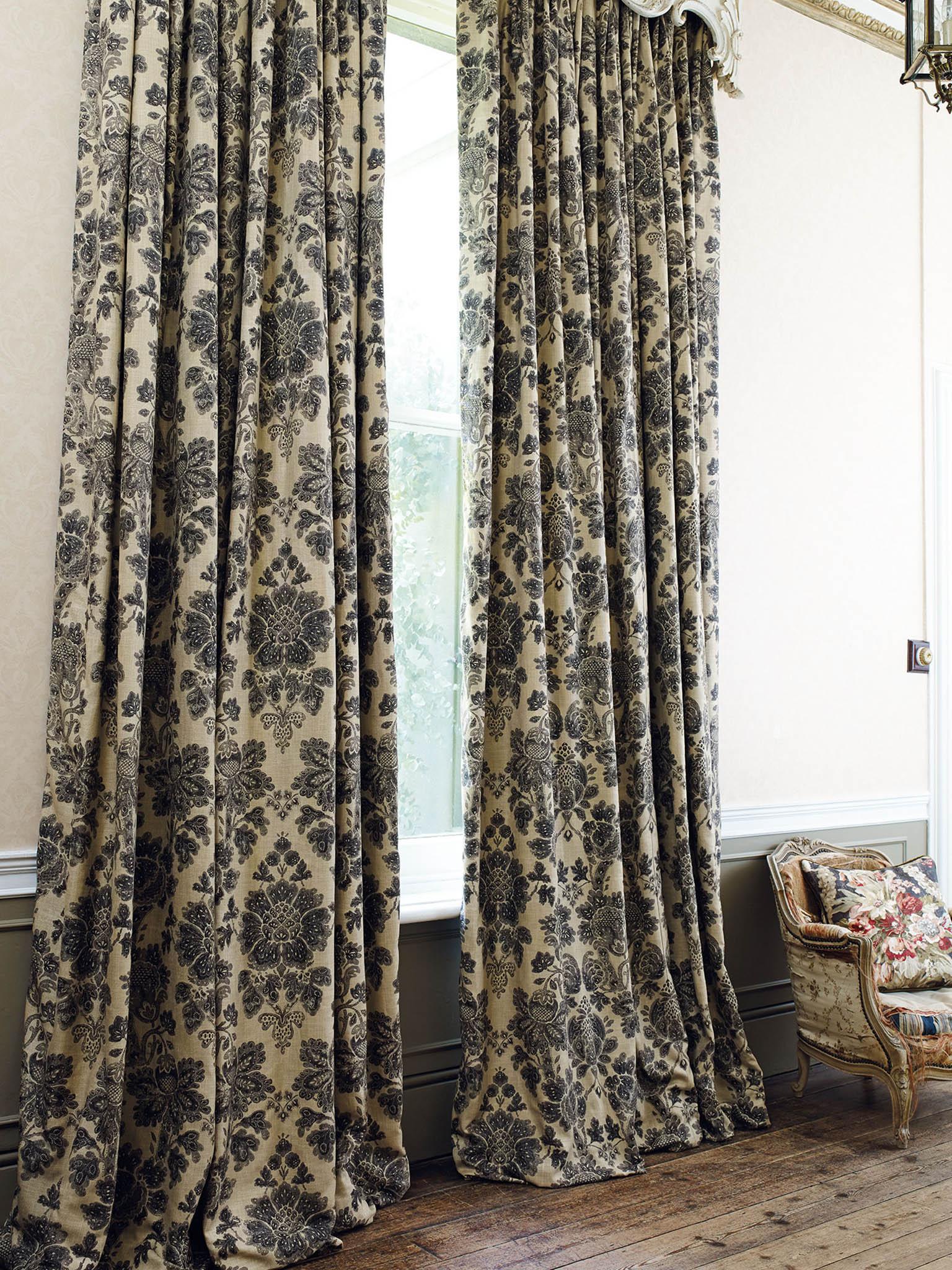 Arcadia Cranbourne Charcoal Curtains from curtains.com £109.99