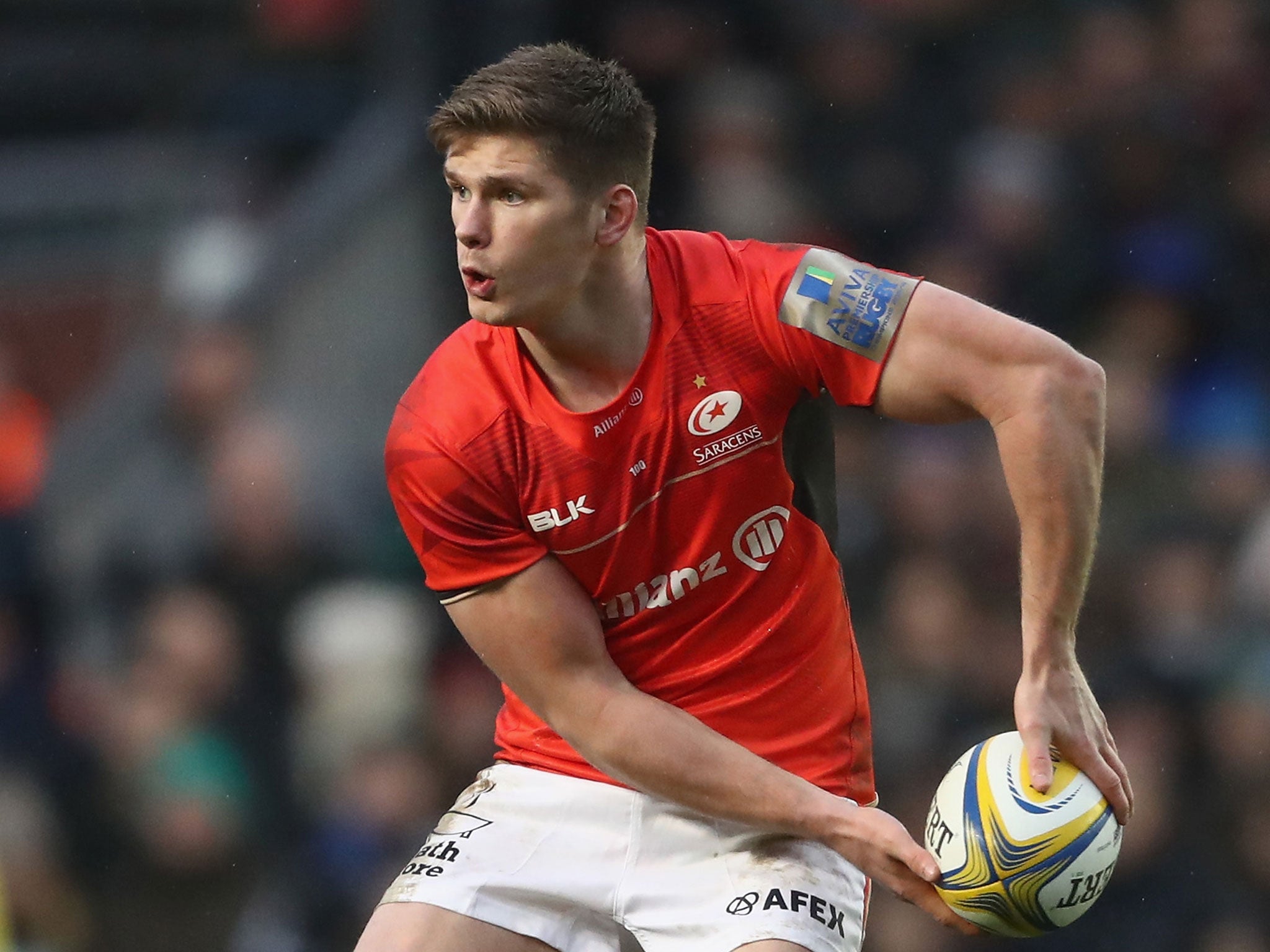 Owen Farrell returns for Saracens against Bath on Sunday