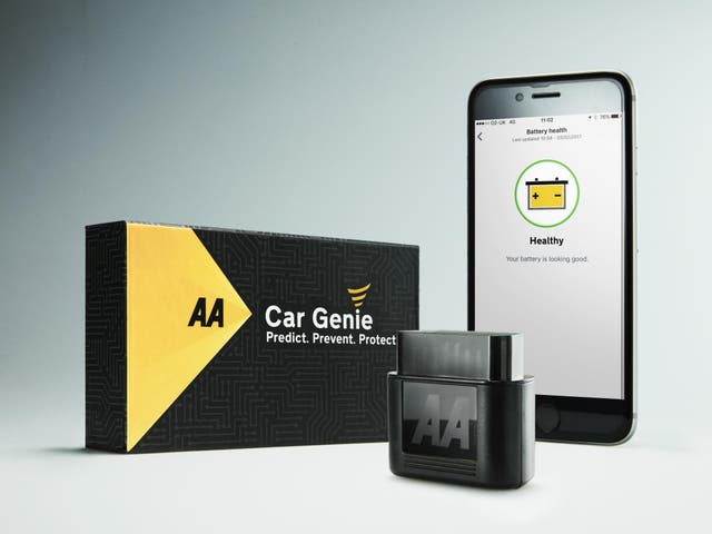 Car Genie works alongside an app that’s free to download for both iOS and Android users