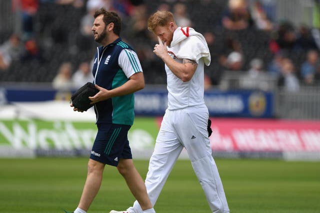Ben Stokes suffered injuries last year on the pitch