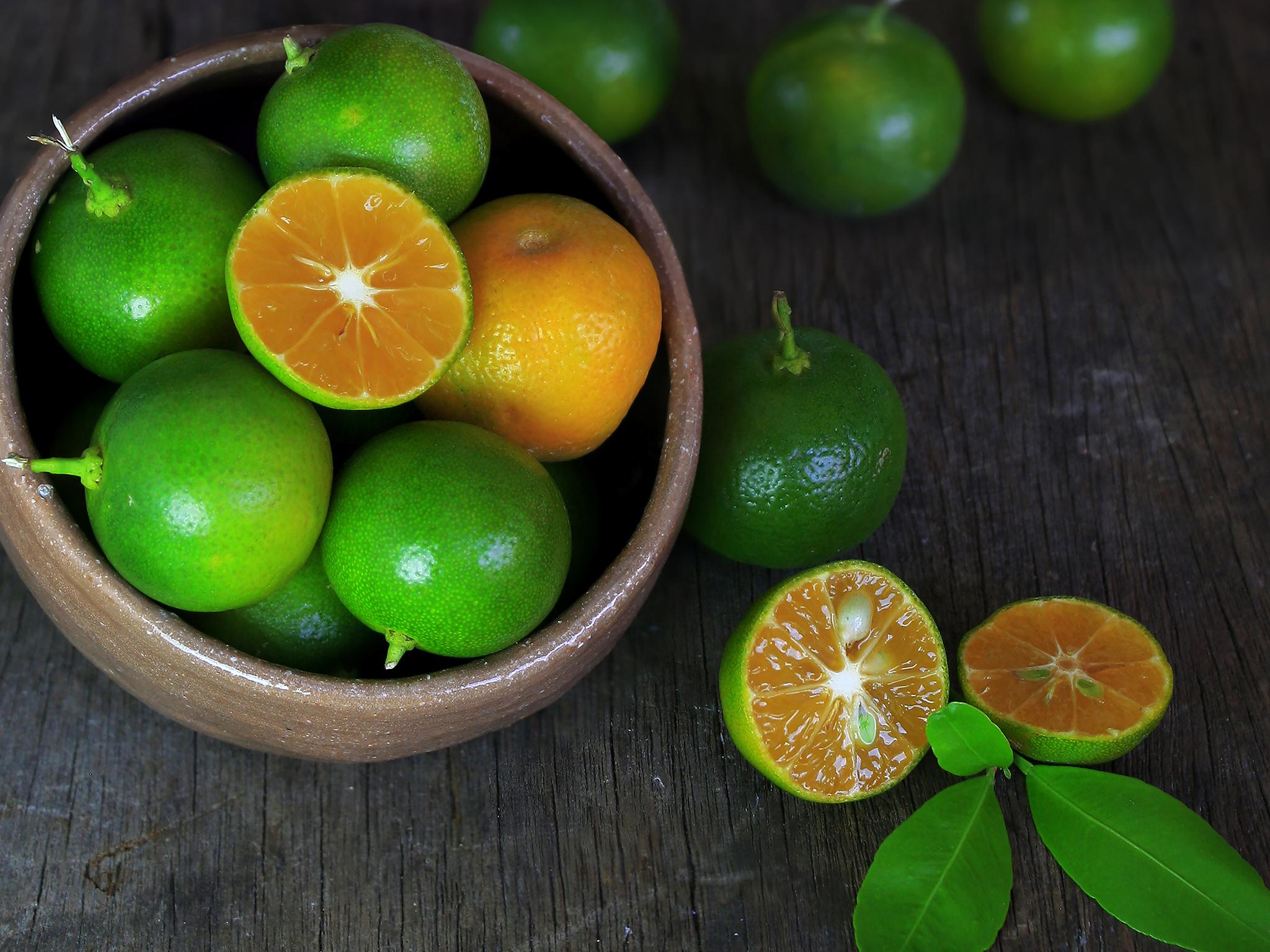 These limes have a stronger scent than the ones you typically find at the grocery store
