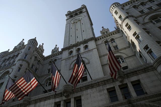The Old Post Office Building - also the Nancy Hanks Centre - is now a Trump hotel